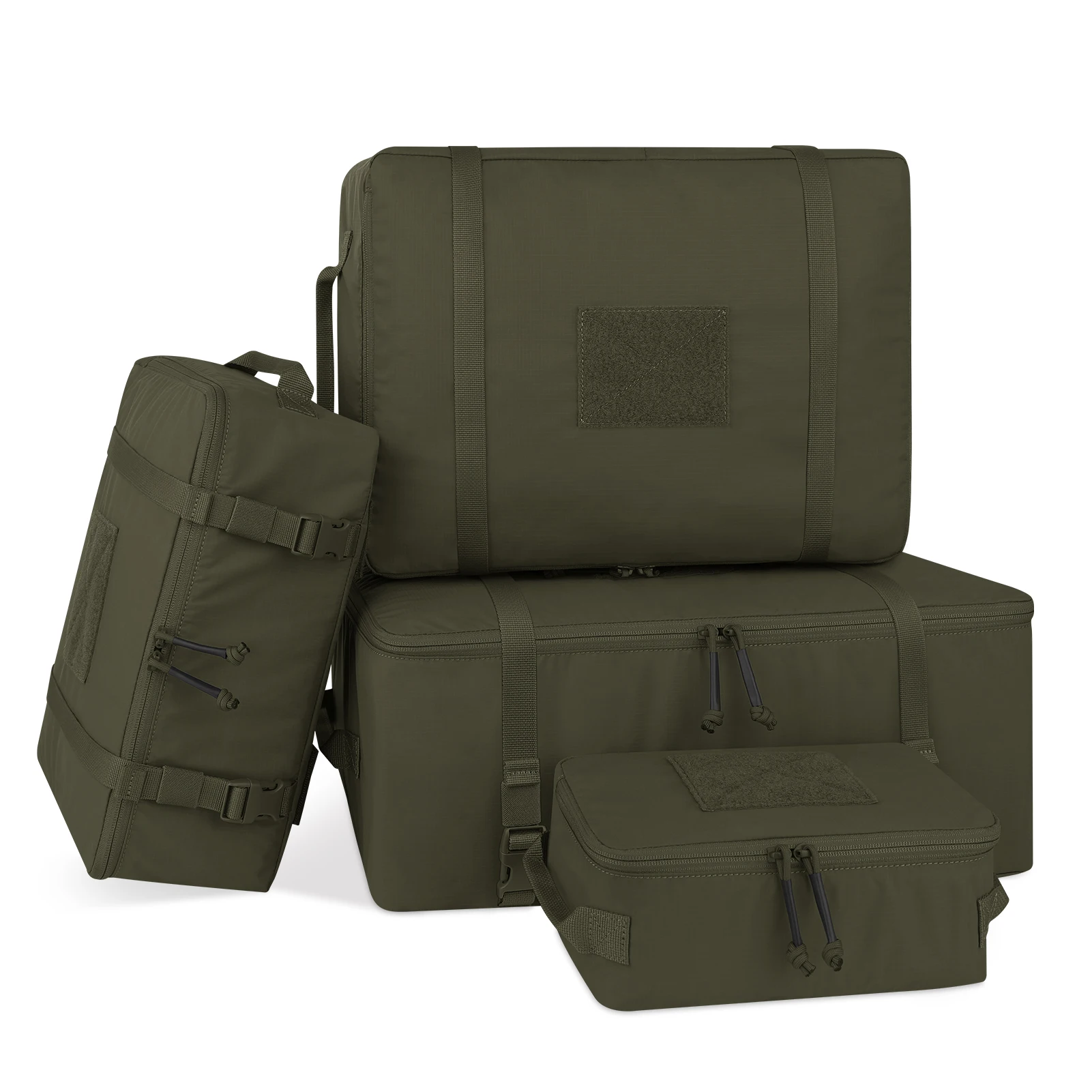 KRYDEX Taktischer Reise-Organizer 70D Nylon Packwürfel Wasserdichte Gepäcktaschen Outdoor Wandern Modulare Taschen 4-teiliges Set – Detail 10