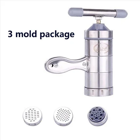 Stainless Steel Small Noodle Machine Household Manual Hand-cranking Noodle Machine Extrusion
