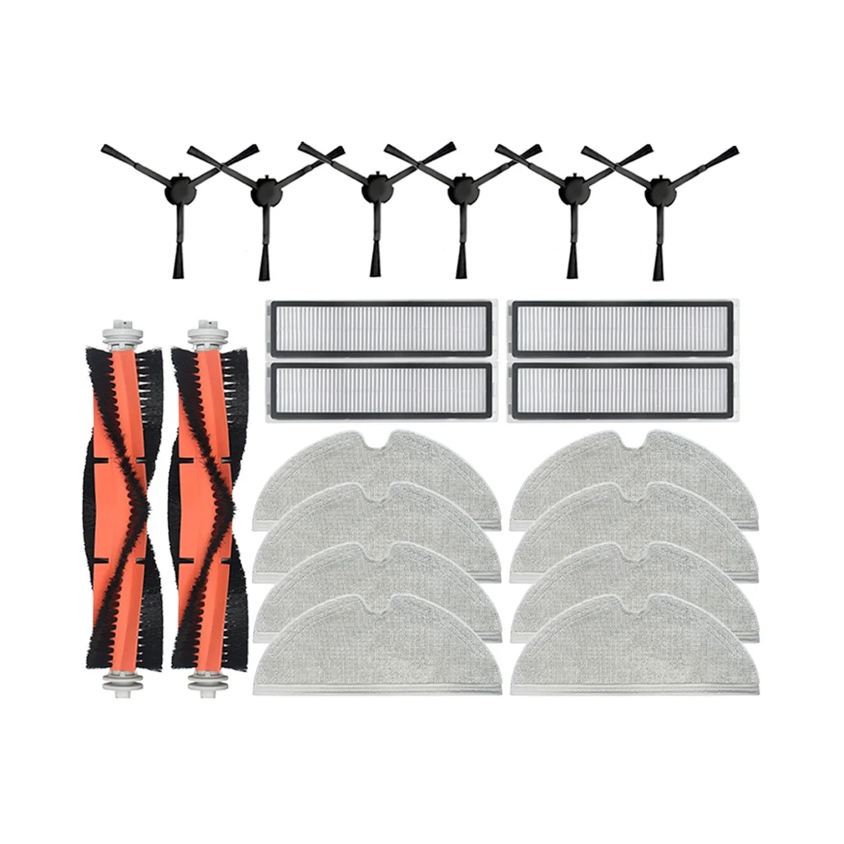 

Аксессуары для робота-пылесоса Bot D9 MAX L10 Pro, фильтр НЕРА, основная щетка, насадка на швабру, Сменные аксессуары
