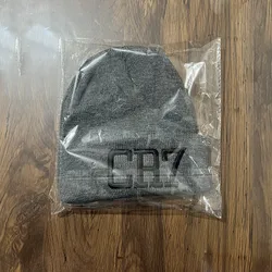Cozy Knitted Plush Hat with Embroidered Football Design - Unisex Party Accessory (1)