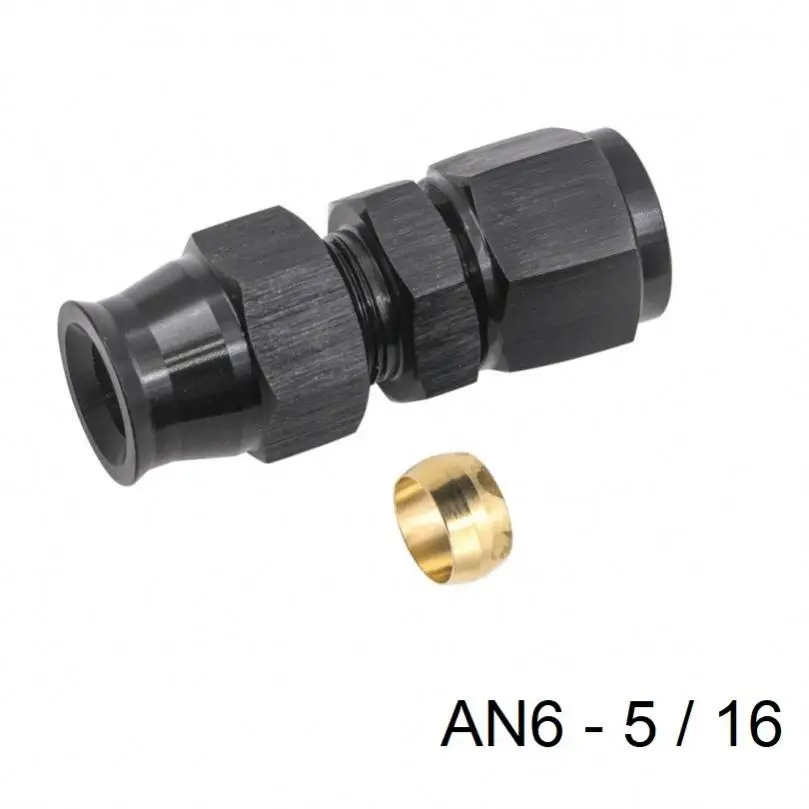 

Aluminum Alloy AN6 Male Flare to 5/16 Inch Oil Fuel Hardline Tube Pipe Fitting Adapter Connector for Fuel Oiling System