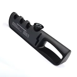 Premium Adjustable Angle Kitchen Knife & Scissors Sharpener with Whetstone Grinding Technology - L (SharpeningC)