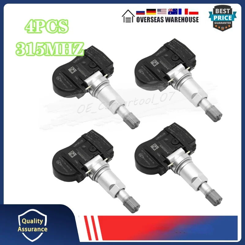 Ÿ̾ з ͸ ý TPMS Ÿ̾ , ť ILX 2012 2013 2014 2015 42753-TX6A-811-M1, 42753-TX6-A81, 315Mhz, 4 