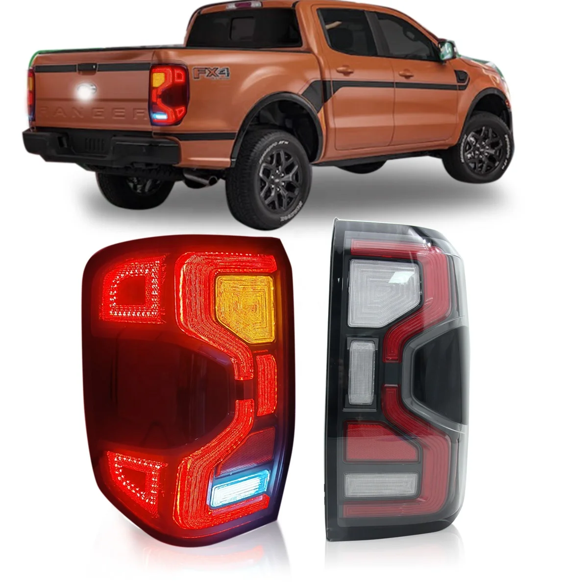 

WINAUTO Car Lights LED Taillights Assembly Rear Lamp Tail light For Ford F150 F-150 2022 2023 XLS XLT SPRT factory wholesale