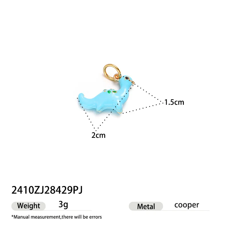 Cartoon Animal Pendant Hoop Earrings Dinosaur Design Butterfly Earring image 6