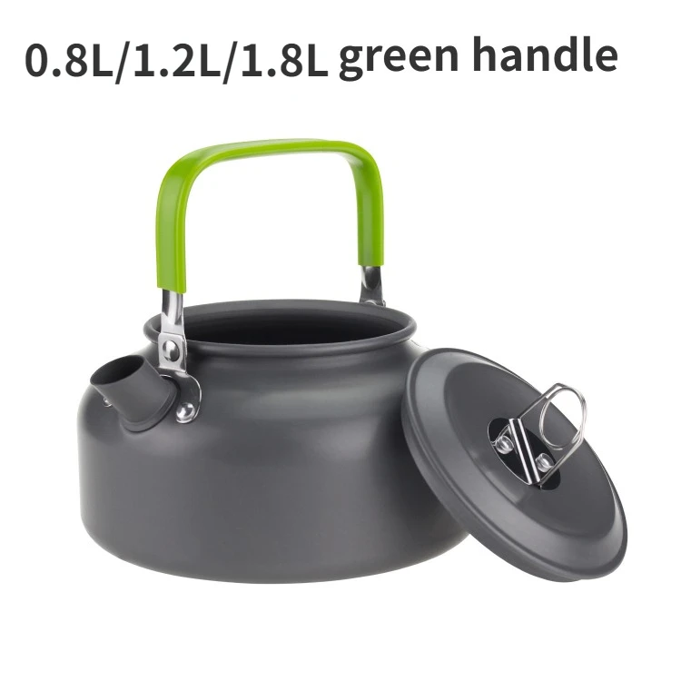 Coffee and Tea Kettle Aluminum alloy Portable Outdoor 0.8L/1.1L/1.2L/1.6L/2L/2.5L Camping Hiking Fishing Picnic Cooking