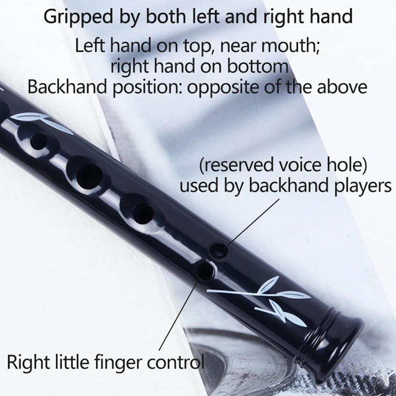Y49A-6 Holes Irish Tin Penny Whistle With Case Key Of C D Flute Whistle Instrument Woodwind For Music Lover