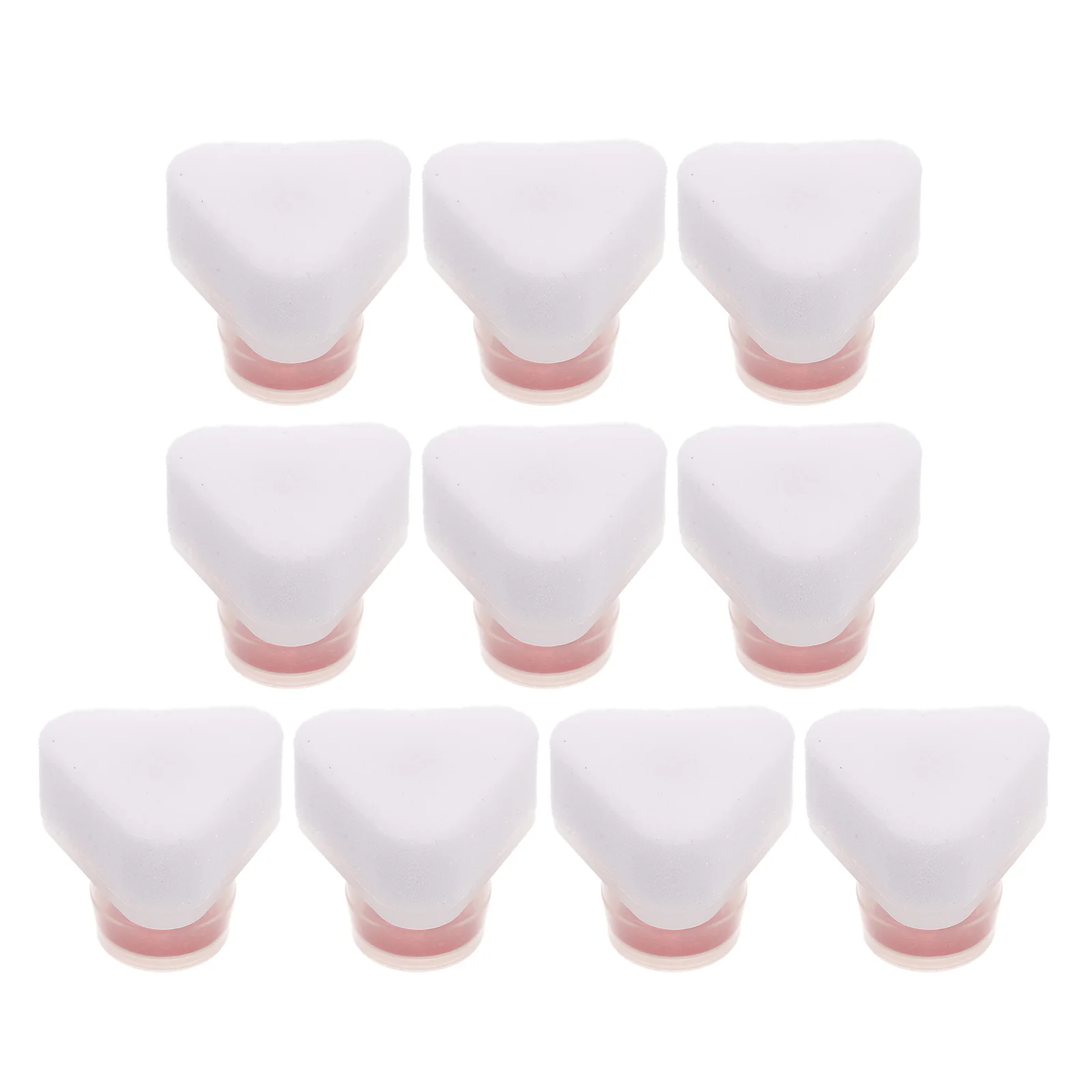 10 Pcs Shoe Polish Brush Head Shiner Ceramic Clay Car Sponges for Washing Suite 2