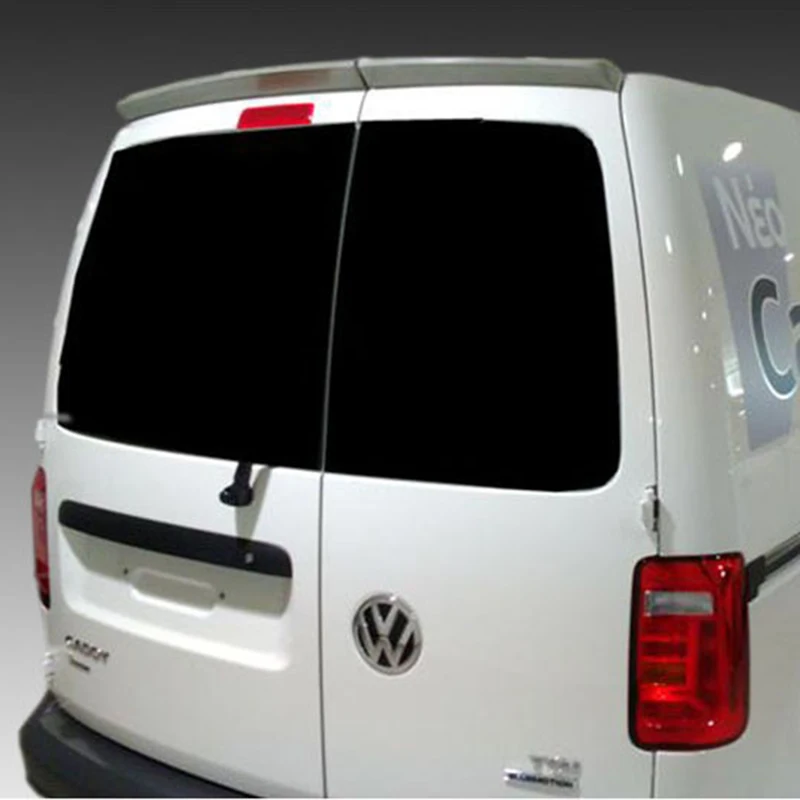 For Volkswagen VW Caddy Double Door Roof spoiler 2005 to 2018 Style Car Rear Roof Wing High Quality ABS Roof Spoiler