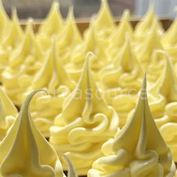 Gelato Ice Cream Formula Summer Vanilla Flavor Light Cream Vanilla Pods Refrigerated Taste Sweet Head Single Food Model Swirl