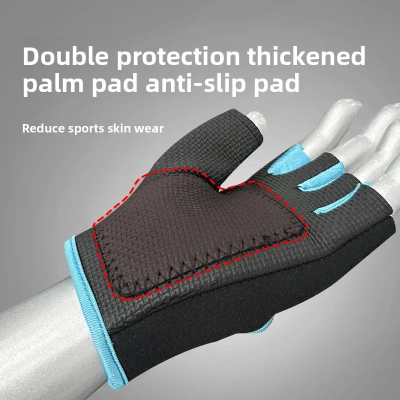 Adult  fitness gloves, breathable and non-slip, for equipment training, palm protection, cycling and other sports - Image 4