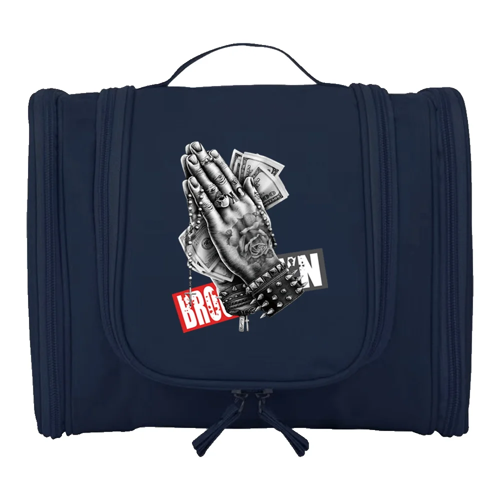 Hanging Travel Toiletry Bag - Portable Cosmetic and Makeup Organizer