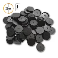25mm Round Plastic Bases for Gaming Miniatures and Table Games 1