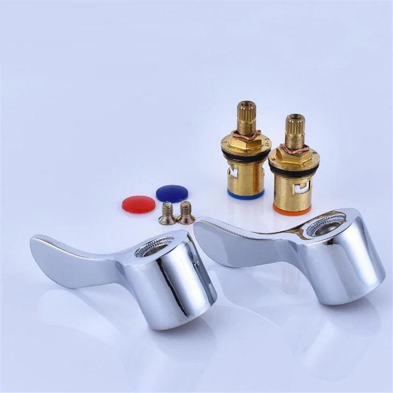 

1/4 Turn Use Basin Sink Tap Reviver Faucet Handle Replacement Lever Heads Conversion Kit For Kitchen Faucet Accessories