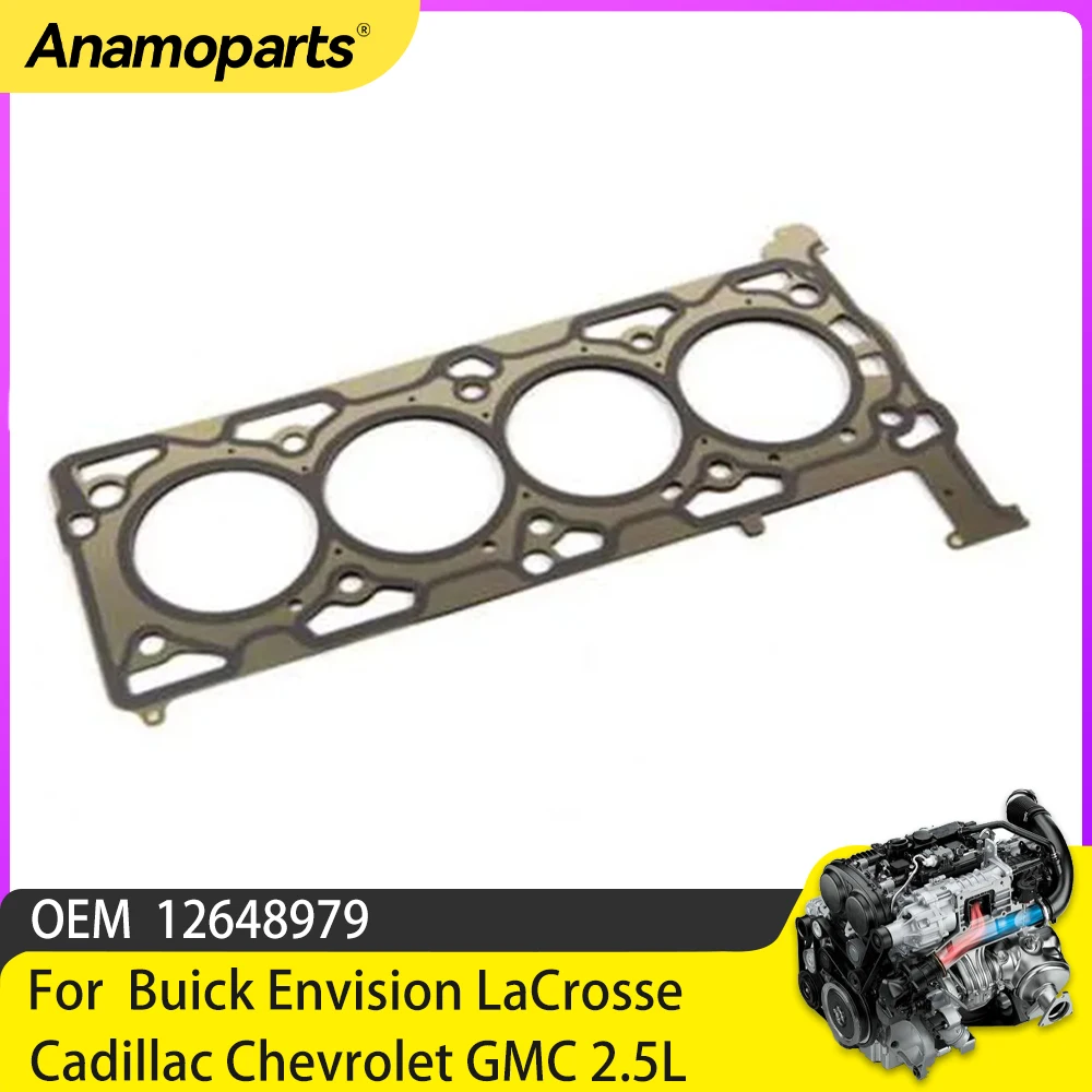 Engine Cylinder Head Gasket For Buick Envision LaCrosse Cadillac Chevrolet GMC 2.5L 12648979