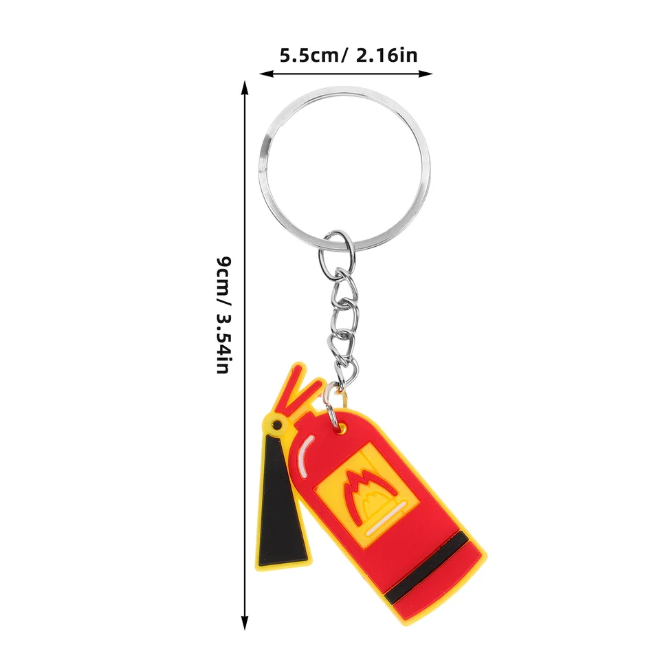 Porte-clés Créatif En Métal, Chapeau De Pompier, Extincteur, Ambulance, Flamme, Alarme Incendie, Badge, Cadeau De Héros, DIY