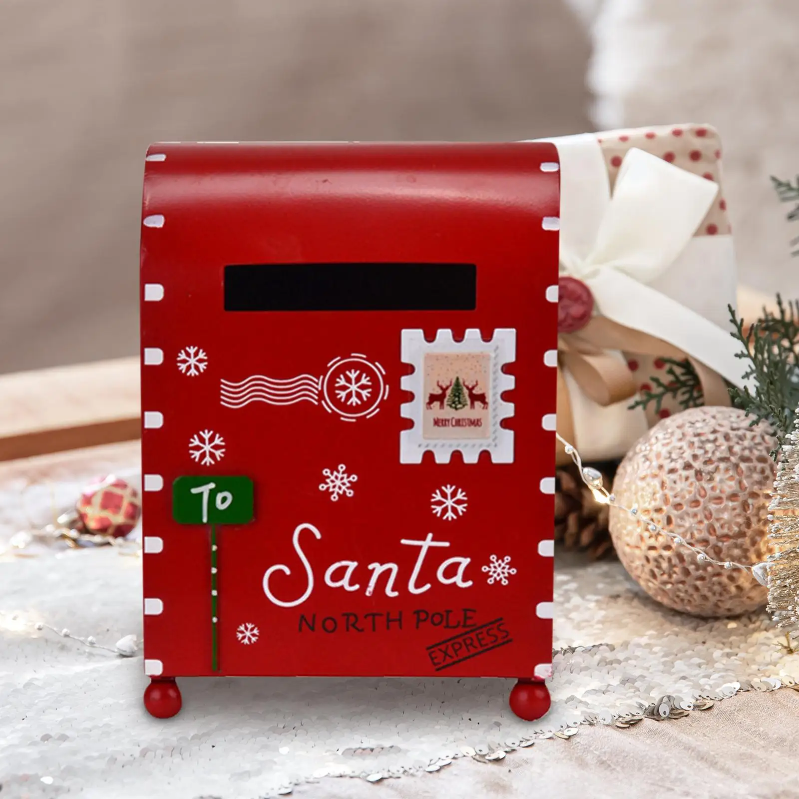 Christmas Decoration Mailbox Christmas Letter Box Santa