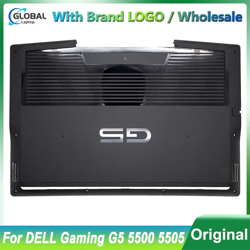 

Original New Laptop Case for DELL Gaming G5 5500 5505 Bottom Base Case Lower Cover Back Housing Under Lid Replacement 01V5VW
