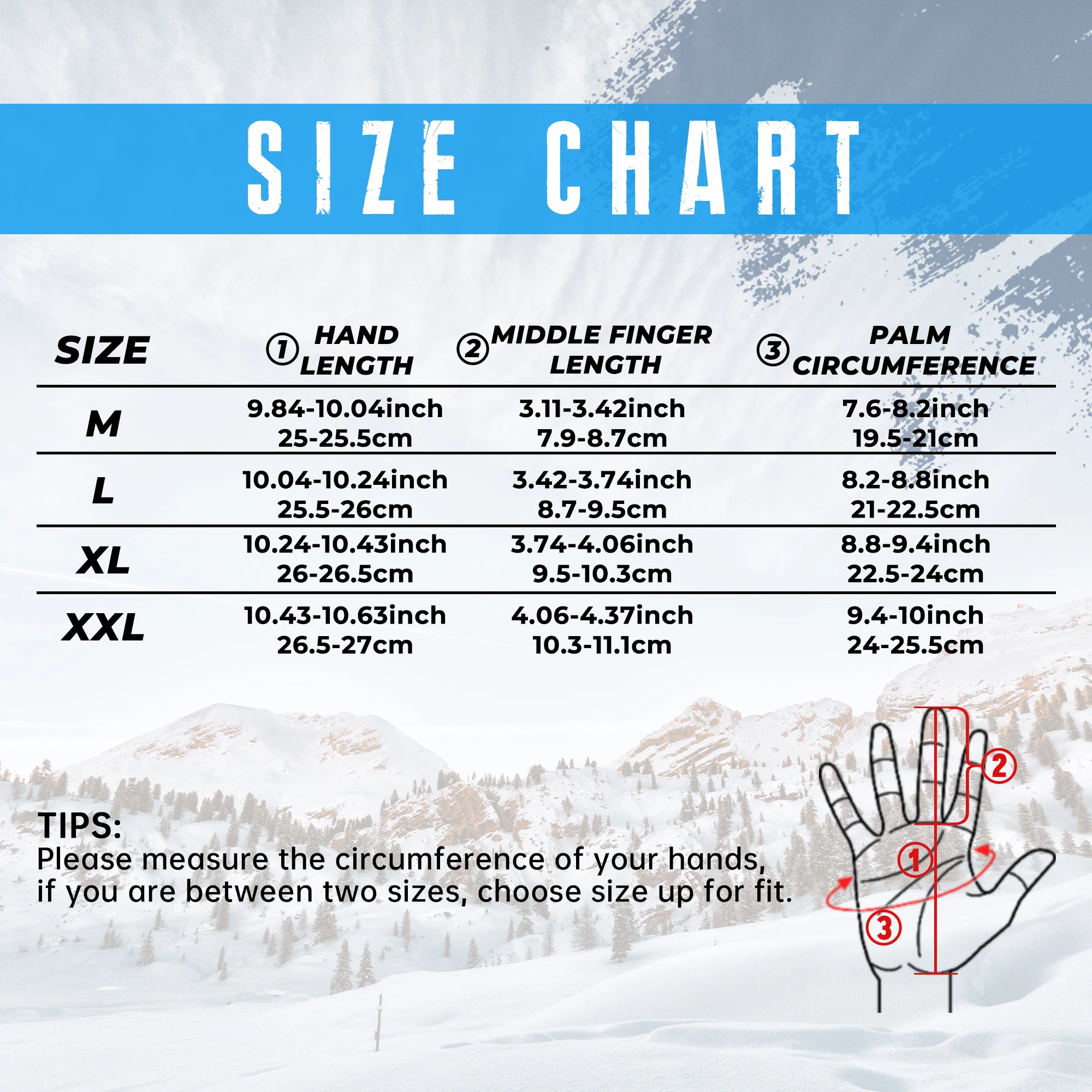 Insulated Work Gloves Thermal Winter Gloves Waterproof for Men Warm Cold Weather