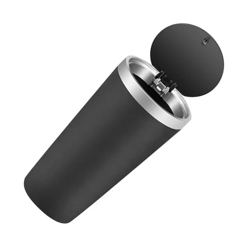 Auto Garbage Bin Ashtray Leak-proof Car Cup Holder Trash Can Cover Storage Box Bucket Waterproof Acessory