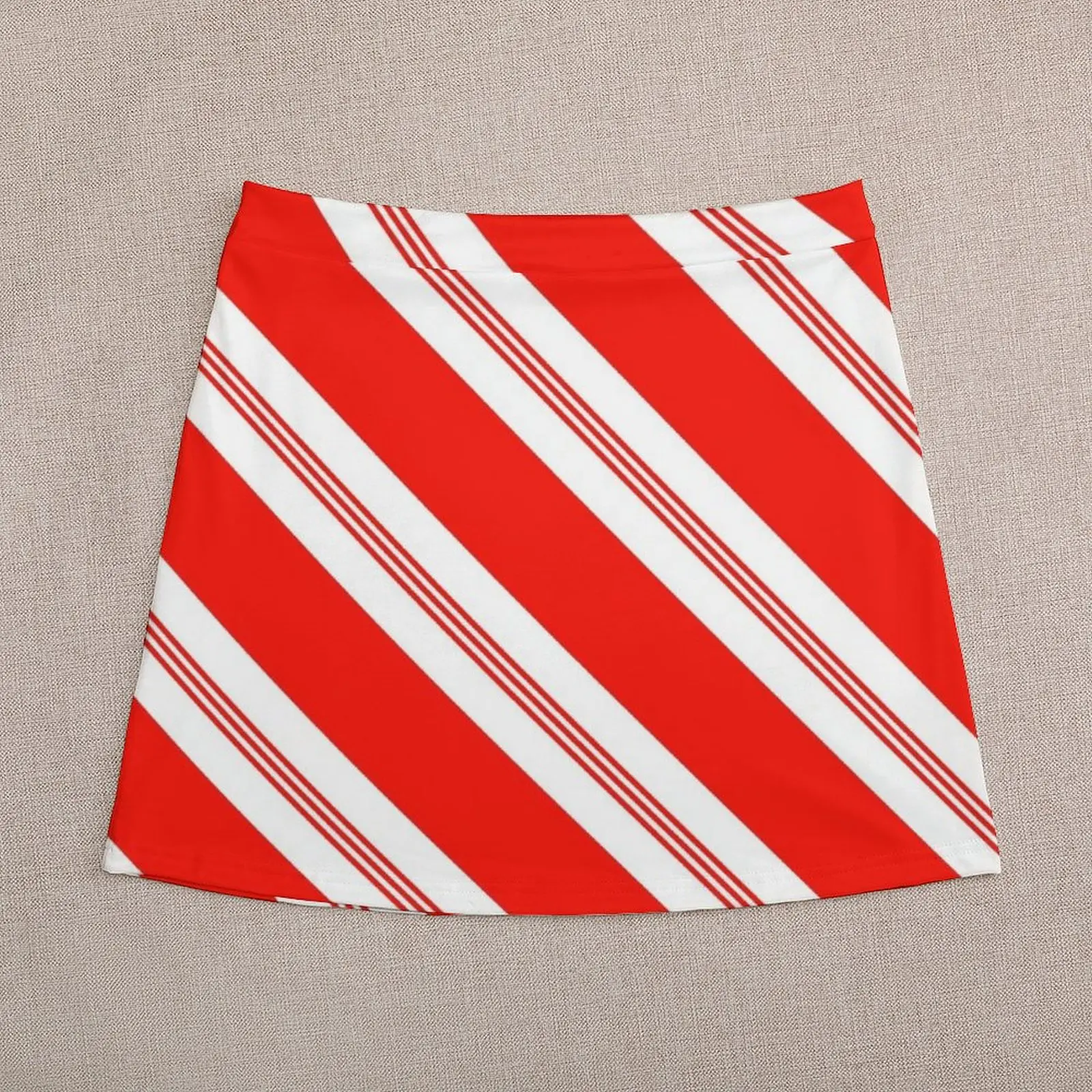 Candy Cane Mini Skirt Clothes for summer Short skirt woman womans clothing dress