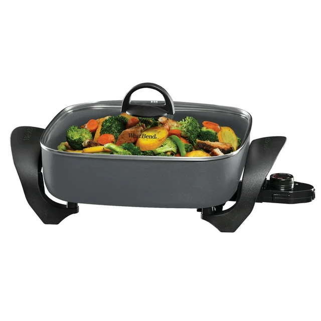 Copper Series 12 Square Electric Skillet