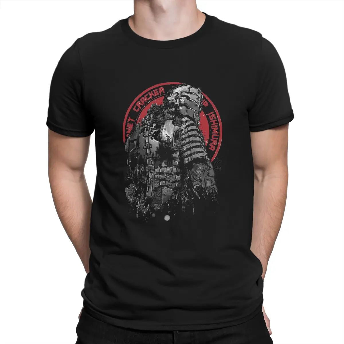 Dead Space Horror Game Man Tshirt Bauxilizard Sumi E_Proc Fashion T Shirt Felpe Originali Hipster