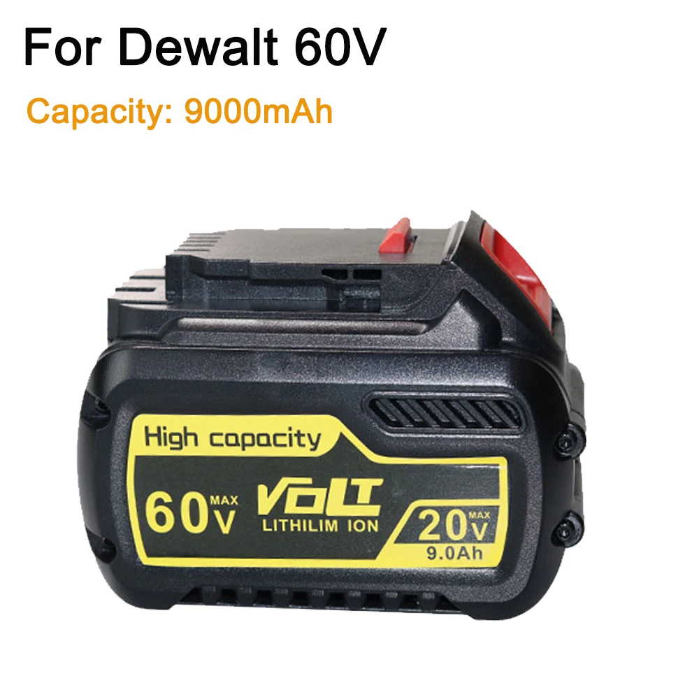 

For DeWalt 20V 60V 9.0 Ah DCB606 a variable ion battery for the DeWalt MAXX R20 V / 60V battery