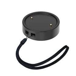 Versatile USB Smart Watch Charging Cable with Lanyard (Black)