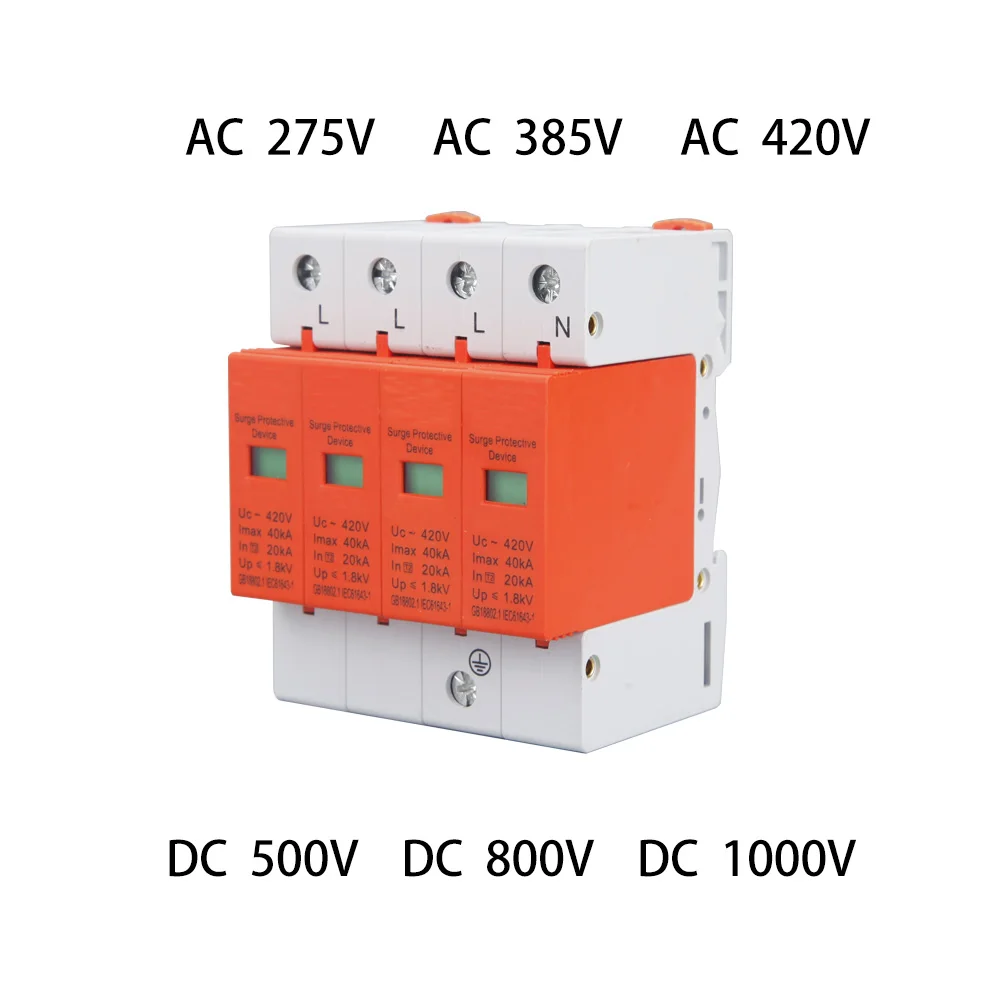 House Surge Protector Protection Spd 3p N 4p Surge Protection Device