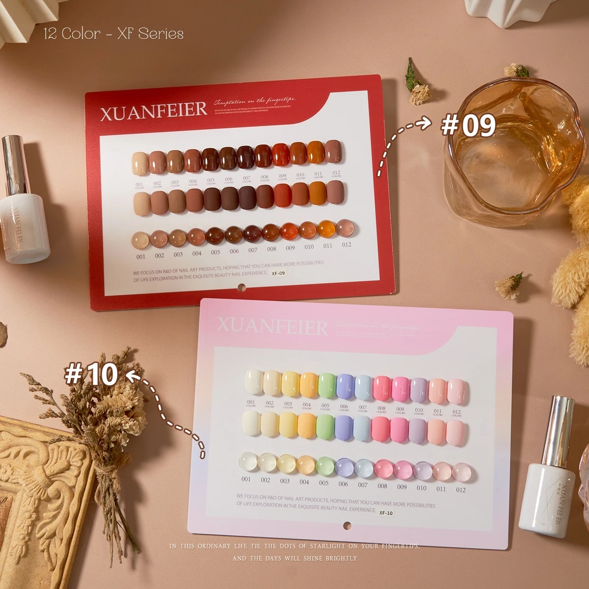 12pc 15ml Nail Gel Polish Set DIY Nail Art Design All For Decoration Soak Off UV Gel Long Lasting Manicure Painting Gel Vernis - 4