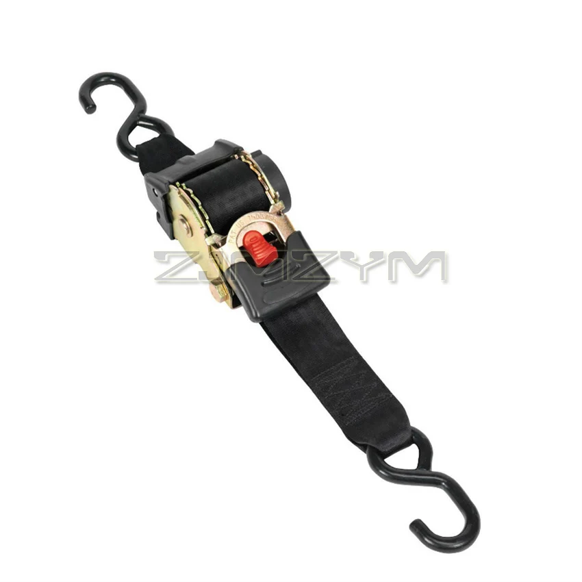Household Luggage Fixing Tensioner Motorcycle Truck Thickening Wear-resistant Binding Fastener Tie Down Starp Belts Doule Hooks