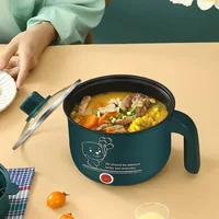 Mini cuiseur à riz électrique antiadhésif, Machine de cuisson multifonction simple/Double couche, marmite chaude pour usage domestique 2