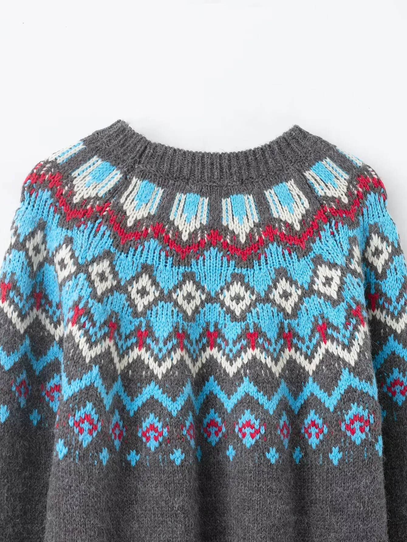 Women Autumn Winter Jacquard Knitted Sweater Female O-Neck Long Sleeve Casual Sweater Lady Fashion Knitwear Pullovers