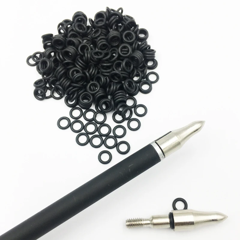 

Huntingdoor Archery Rubber O-Rings OD1/4 Inch Specifically for Broadhead Replacement Rubber Bands High Performance Shock Collar