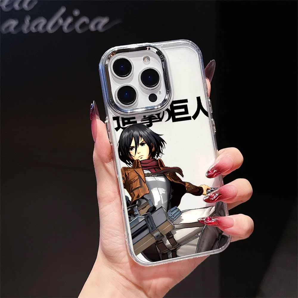 Anime Attack on Titan Transparent Soft Phone Case