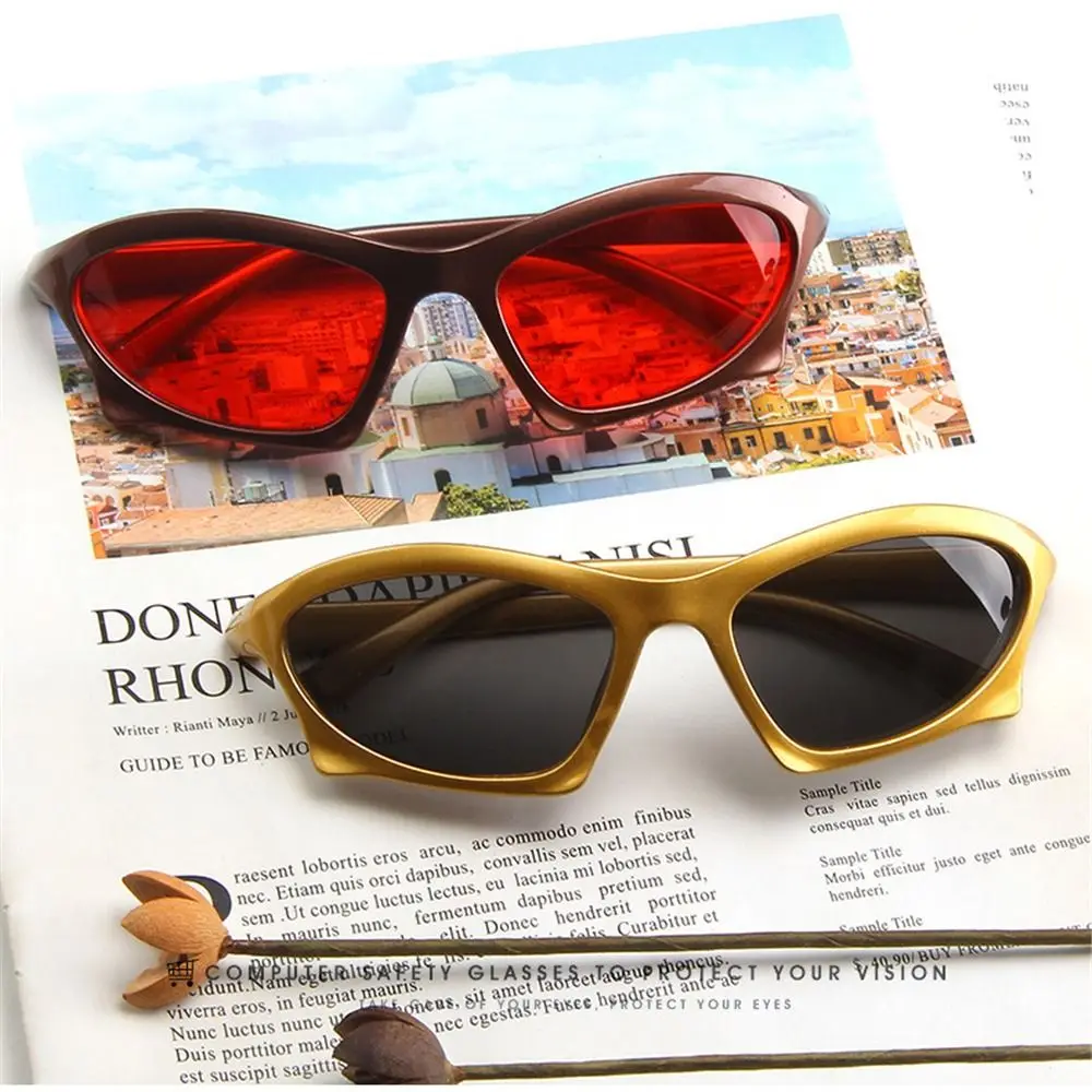 Steampunk Sunglasses Y2K Cycling Sports Women Punk Goggle Brand Designer Sun Glasses Men Silver Mirror Shades Fashion Eyewear polarized sunglasses vintage sunglasses cyberpunk sunglasses