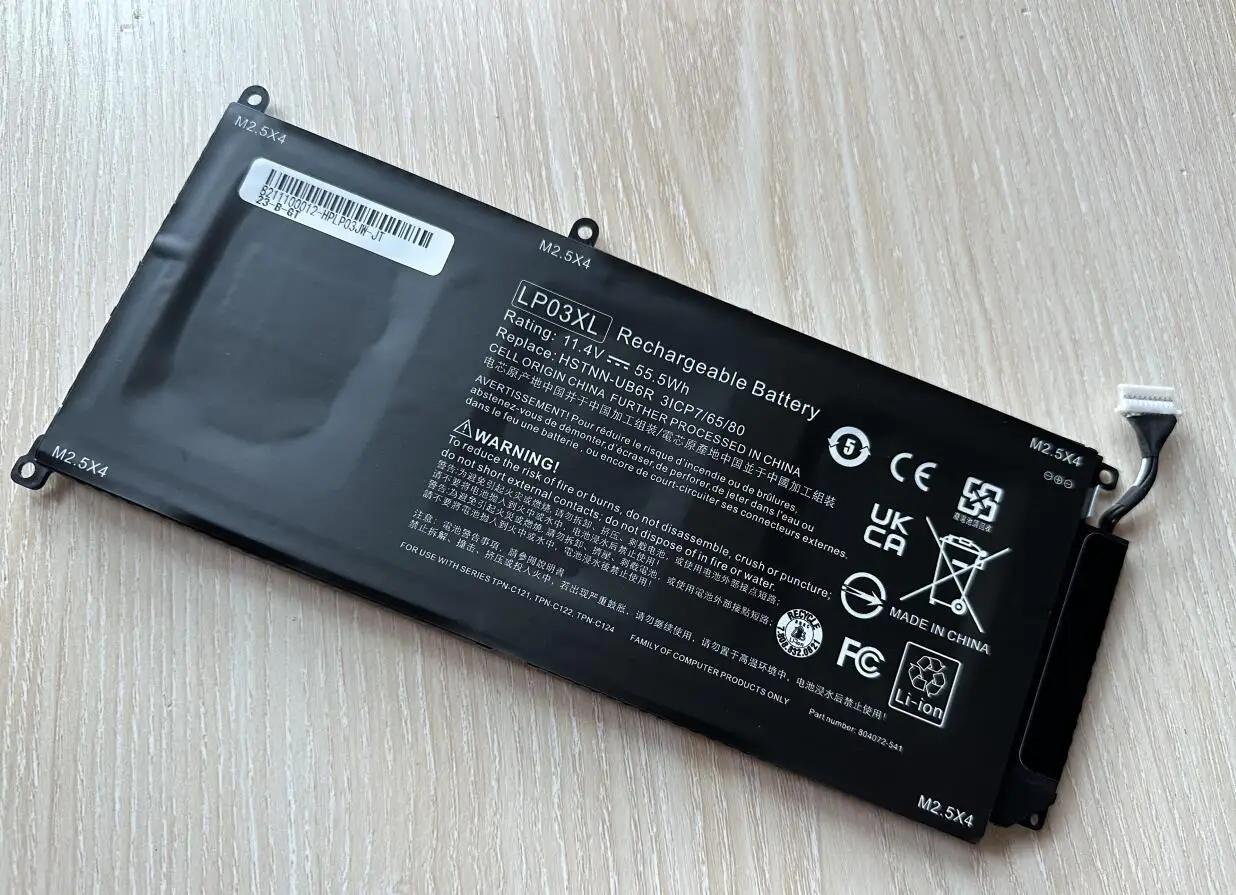 Bateria para hp Envy 15-ah Envy M6-p 807211241 Hstnn-db7c Lp03xl 807417005 - Imagem 2