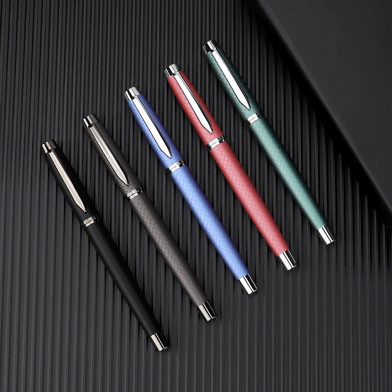 BAOKE T28 Coffret cadeau stylo roller 0,5 mm, comprend 1 stylo, 2 recharges, paquet exquis, stylos d'écriture lisses