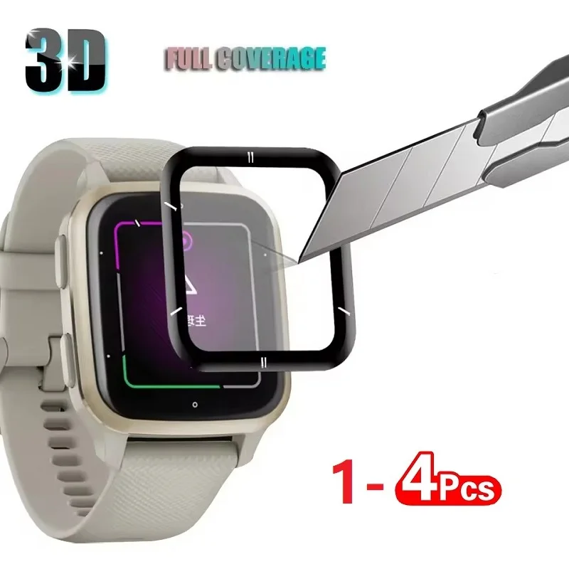 3D Curved PMMA Full Cover Screen Protector for Smart Watches - Enhanced Protection Film