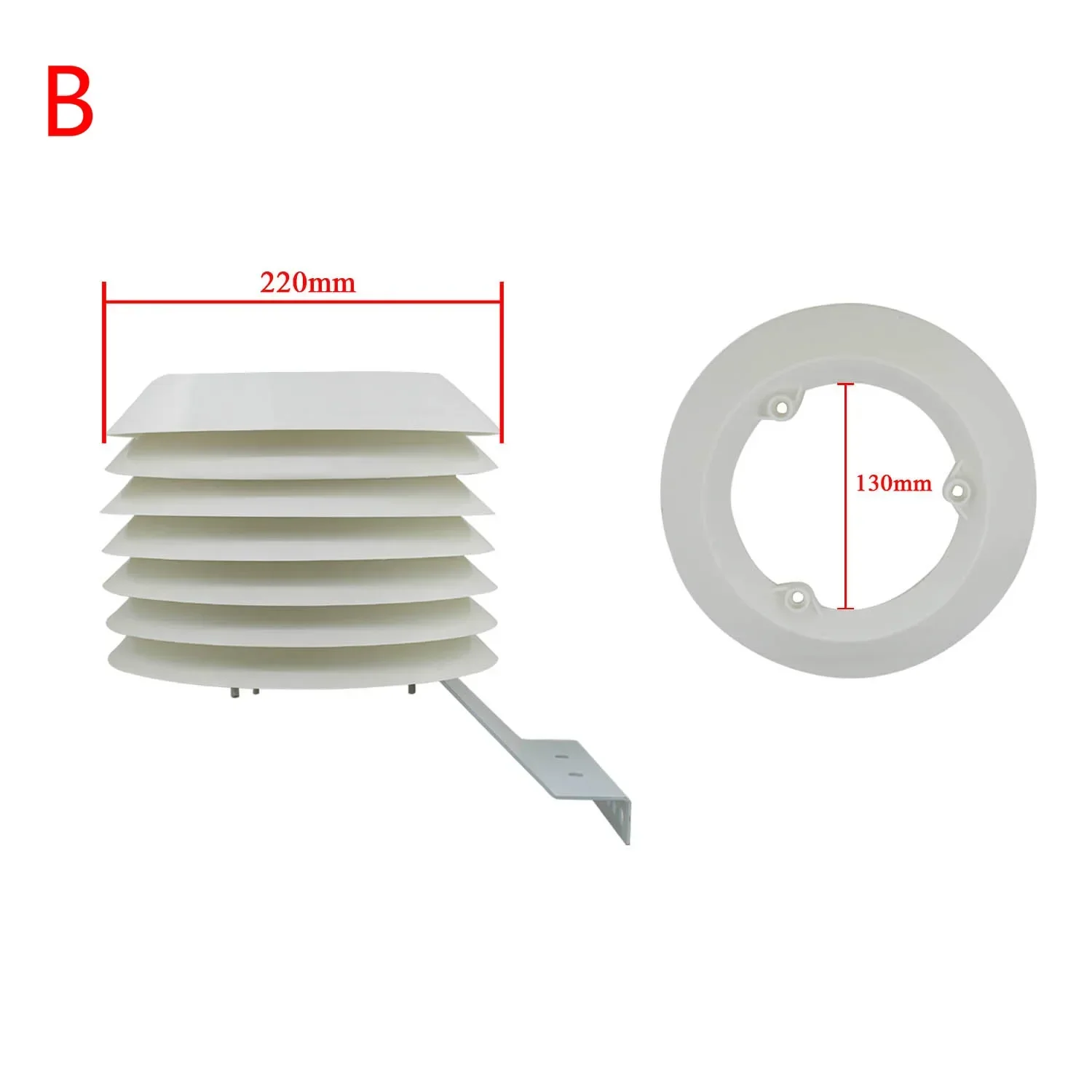 ABS Solar radiation shield weather station projector 4-20 floors solar radiation shield