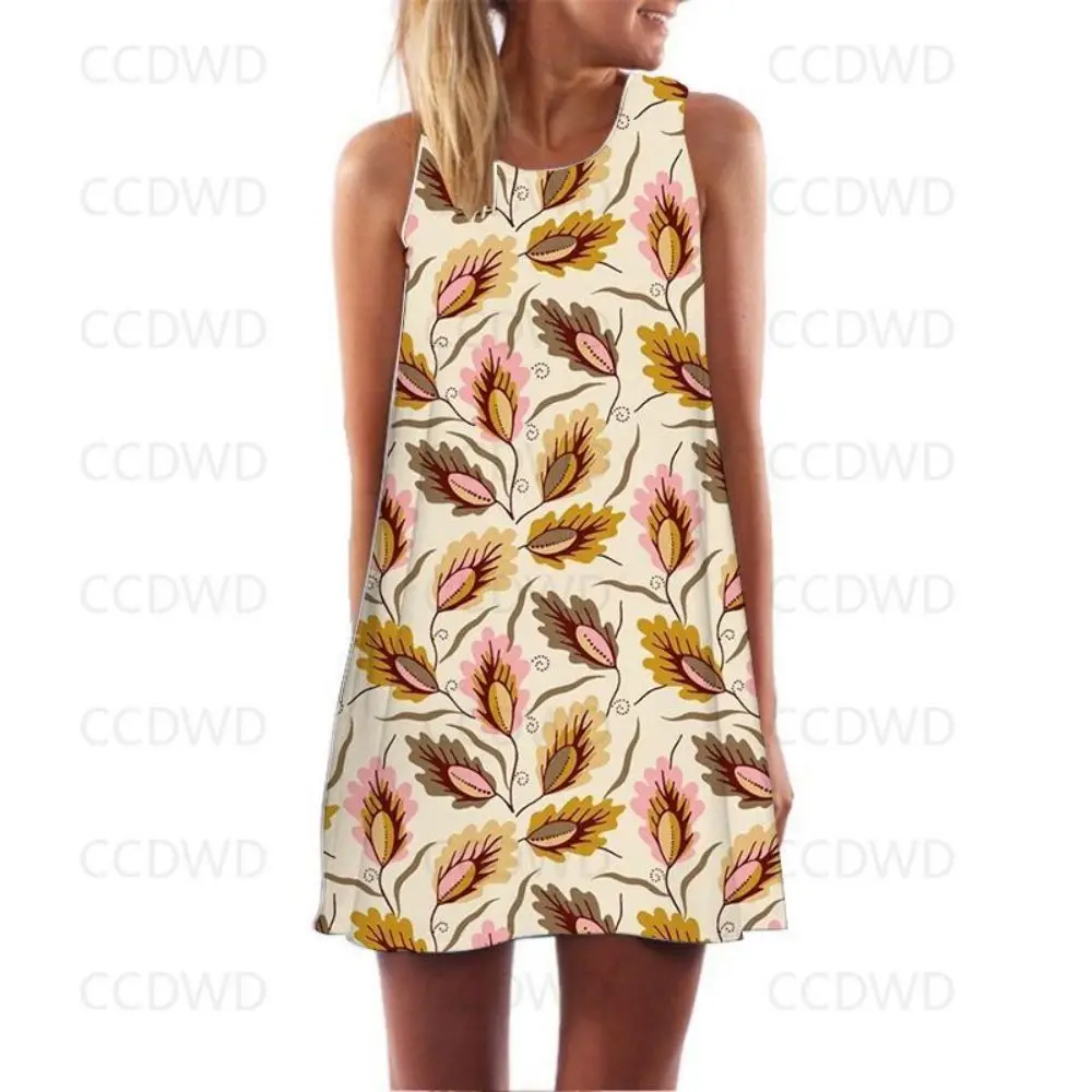 

Color Evening Dress Sleeveless Elegant Casual Women's Dresses Free Shipping Summer Dresses Woman 2022 Slip Retro Stripe Y2k Chic