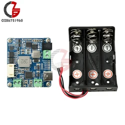 Solar Power Manager Module with USB - C, 6 - 24V Input & 5V 3A Output, Integrated 3 - Slot Battery Box (With Battery Box)