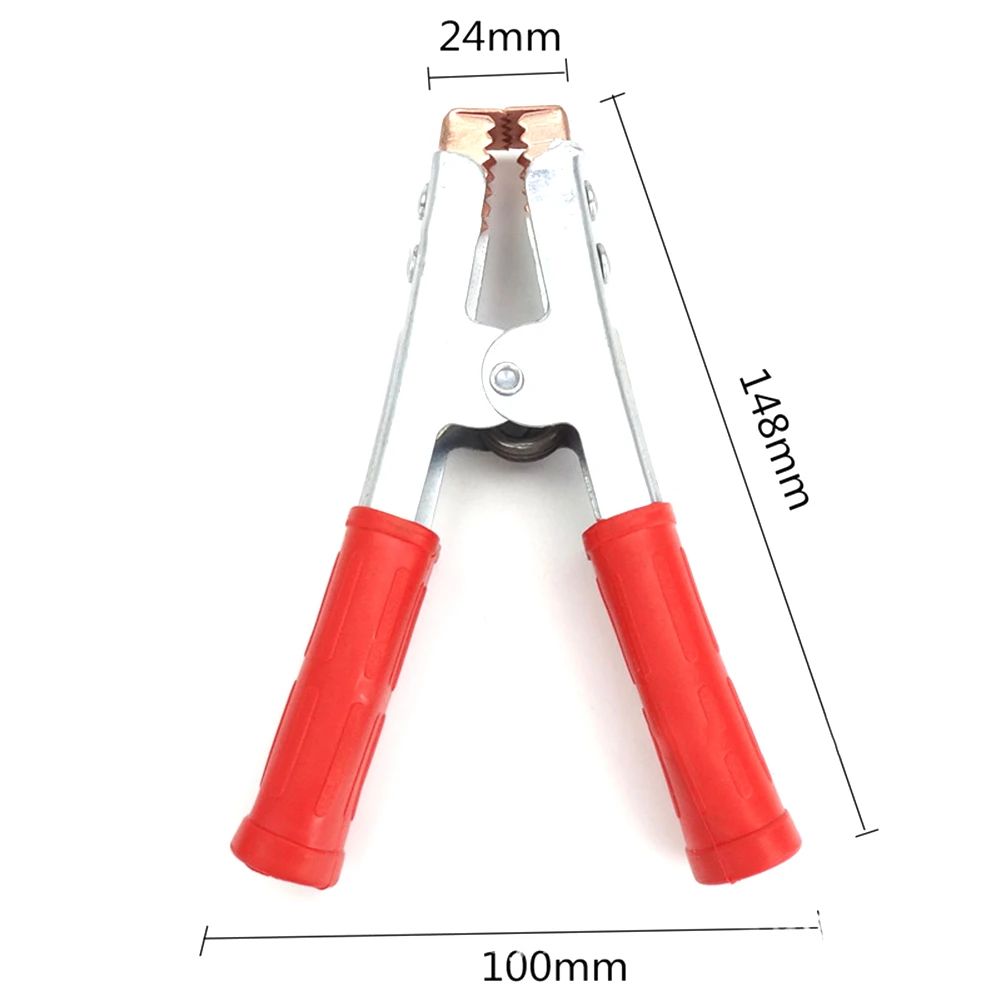 

Automotive Tools Battery Clamps Clip Copper Plating For Jumper Cables Heavy Duty Replacement Universal 145*90mm