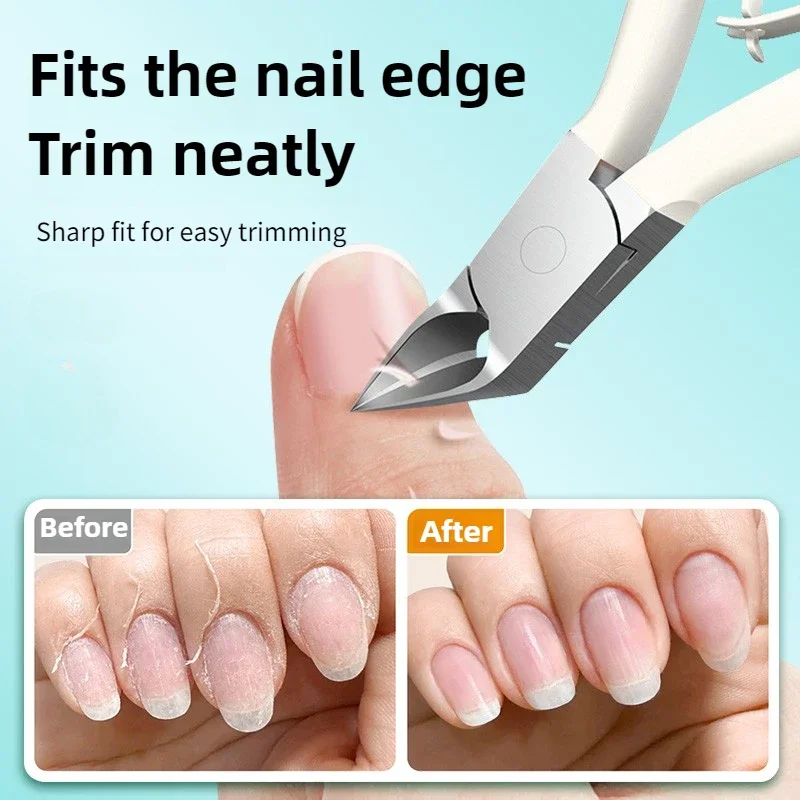 Precision Stainless Steel Cuticle Scissors - Sharp, Durable, Rust-Free Nail Care Tool