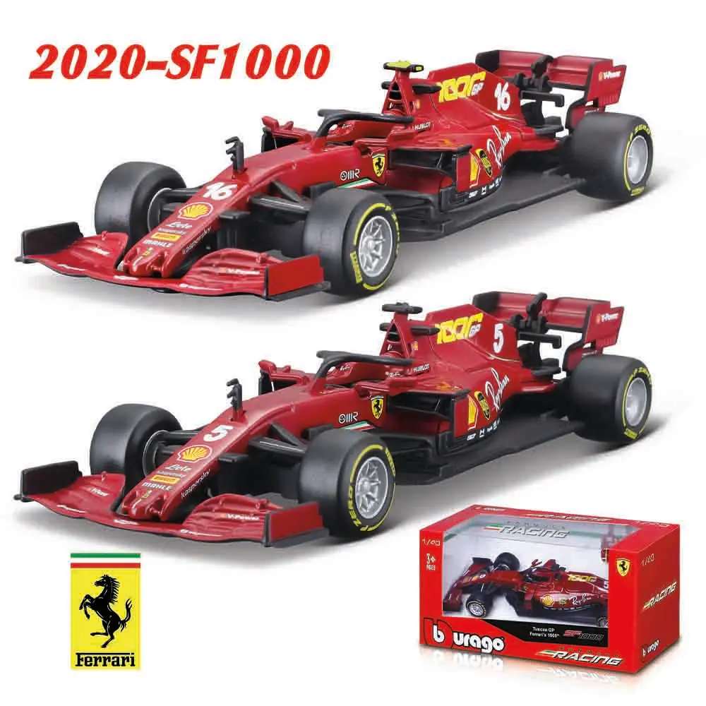 BBURAGO Литой под давлением Ferrari SF1000#Реплика автомобиля из металлического сплава в масштабе 1:1