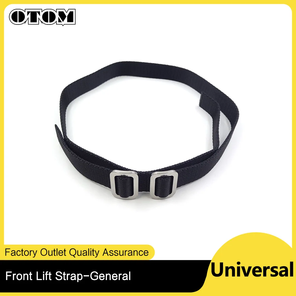 

OTOM Motorcycle Universal Adjustable Rescue Pull Belt Motocross Black Safety Drawstring Strap Sling For CRF KTM EXC YZF WRF SXF