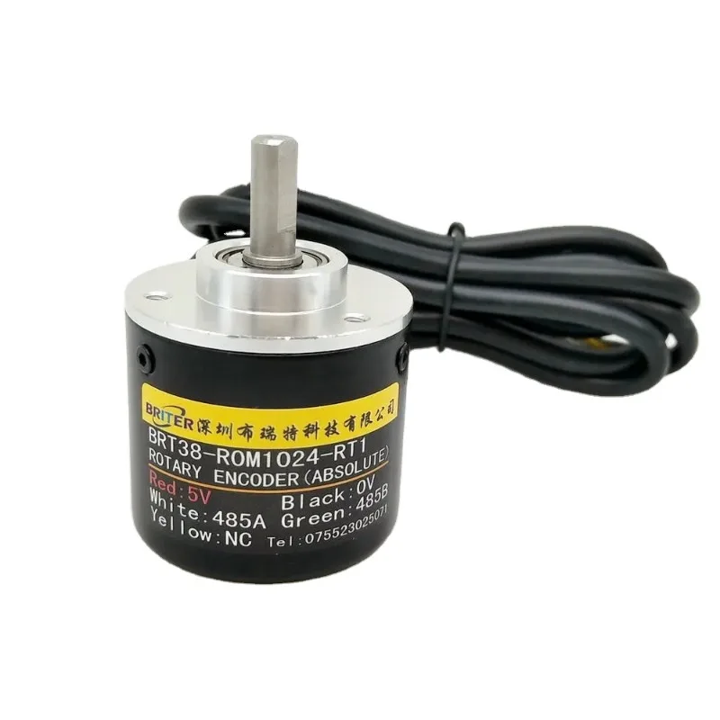 

BRT38-ROM1024-RT1 Absolute Encoder 1024ppr 10bit RS485 Single Ture Angle Measurement