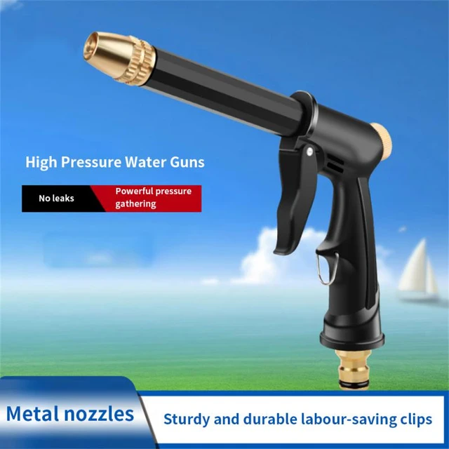 Portable High-Pressure Water Gun Cleaning Car Wash Machine Garden Watering Hose  Nozzle Sprinkler Foam Thread Quick Connector - AliExpress