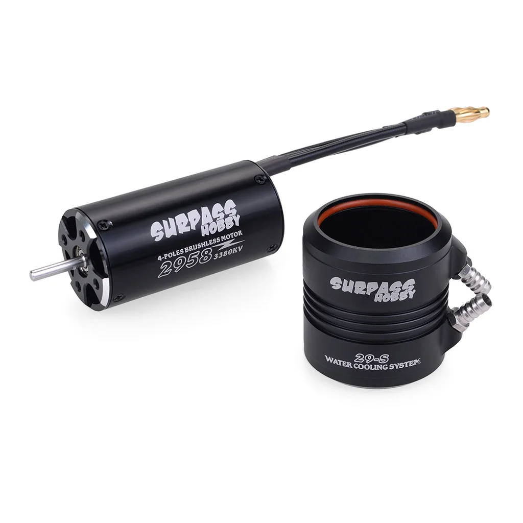 Détail du dissipateur thermique du moteur brushless RC Haute Performance 1/10 1/8